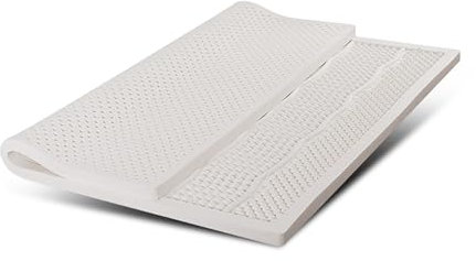 NaKeah 100% natürliche Latexmatratze, atmungsaktive weiche, Faltbare 2,5 cm Dicke Tatami -Matratze mit Baumwollabdeckung für einzelnes Doppel -Gäste -Schlafzimmer,2.5cm,135x190cm