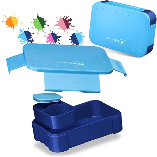 My Vesperbox Lite – Mini Lite - Kids Bento Lunch Box – Extra Durable Lunchbox for Toddlers and School – Leakproof, Child-Friendly, Ideal for Daycare, Preschool & Elementary School