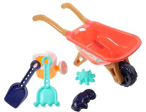 Abaodam 1 Set 6 Pezzi passeggino giocattolo da spiaggia giocattolo per bambini carriola per bambini giocattoli per bambini giocattoli bambini giocattoli per ragazzi abito estate carrello