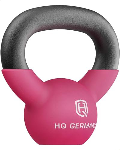 HQ Germany® Neopren Kettlebell | Vollguss | 2-32kg | Starter-Sets | ±2,0% Gewichtstoleranz, Gewicht:02KG