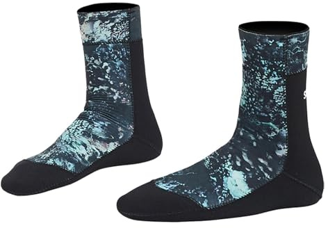 rockible Calzini da Sub 5mm Neoprene Mantieni al Caldo Adulti Uomo Donna Scarpe Calzini Stivali Calzini da Muta per l'escursionismo in Spiaggia Kayak Nuoto, dal 46 al 47