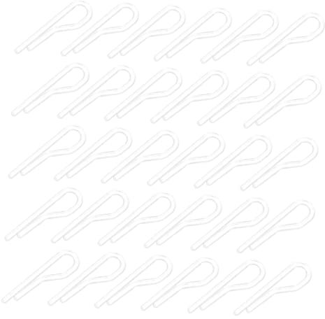 Plastic Garment Clips 200pcs Shirt Packing Clips White