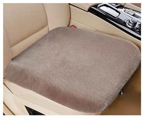 BIKKJBK Sitzbezüge Auto Vordersitze Winter Warm Plüsch Auto Sitzkissen Seat Protector Weiche Kissen Auto Zubehör Auto Zubehör Auto Sitz Abdeckung Protector Kissen