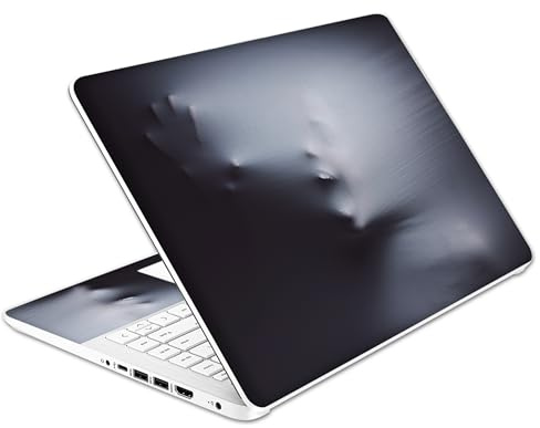 Laptop Skin Decal HP 14 - Horror Face, Laptop Cover Sticker, No Cutting Required, No Bubble, Waterproof, Scratch Resistant - Including Wide Screen and Wrist Pad