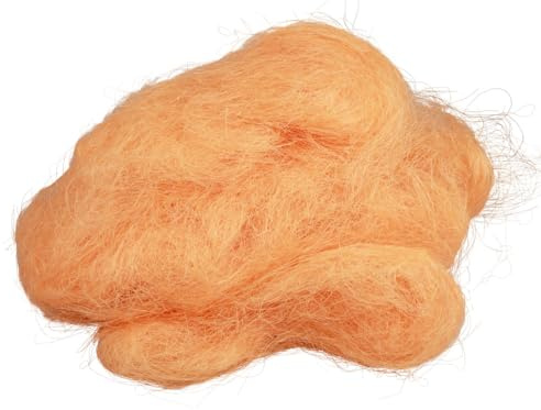 Natürliche Bastelfaser Sisalgras Apricot 300g für Deko DIY Projekte
