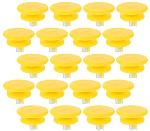 Cabilock 40 Clavos para Zapatos de Nieve y Hielo Color Amarillo, Tacos de Acero Antideslizantes para Senderismo y Actividades al Aire Libre, Accesorios Invierno para Botas Picos