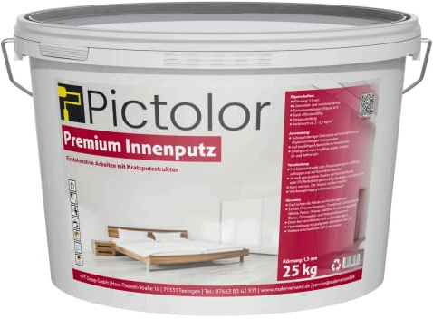 Pictolor Premium-Innenputz 25kg Körnung: 1,5mm