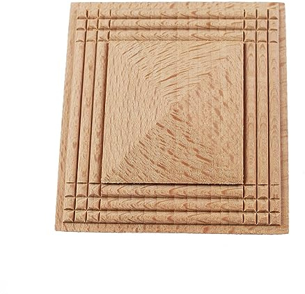 Träornament 4 St Träapplikationer Onlay Trädekalstatyer Träsnidade Dekor Omålade Blommöbeldörrar Hemskulpturer Livsdekor Träfärg 10X10Cm