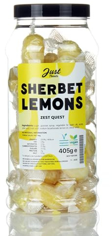 Just Treats Sherbet Lemons Gift Jar