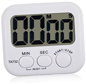 Zerodeko Digital Cooking Timer Led Kitchen Timer Countdown Countup Large Digits for Cooking Study