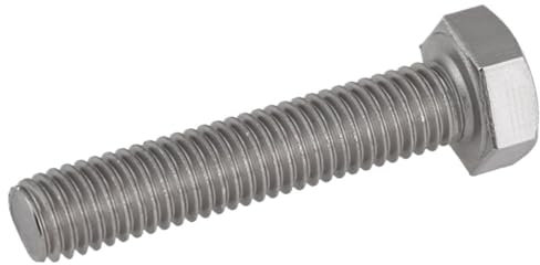 FRAOMHFW M6 M8 M10 304 Edelstahl-Sechskantschraube mit Feingewinde. Feingewinde-Sechskantschraube(2pcs,M10 x 1.0 x 40)