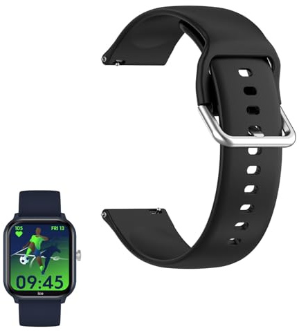 YANGC Compatible pour Mode Silicone Classique Bracelet De Remplacement Compatible pour ICE-WATCH Montre Connectée enfant ICE smart junior 2.0 1,75 Pouces