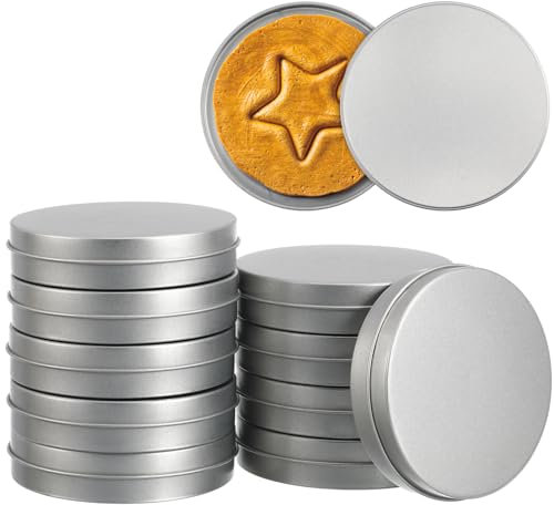 IMIKEYA 10pcs Korean Storage Boxes Candy Containers for Party Sugar Candy Round Snack Tin