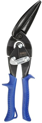 MIDWEST Blackout Power Cutter Long Cut, Straight Offset Snips - MWT-6516O