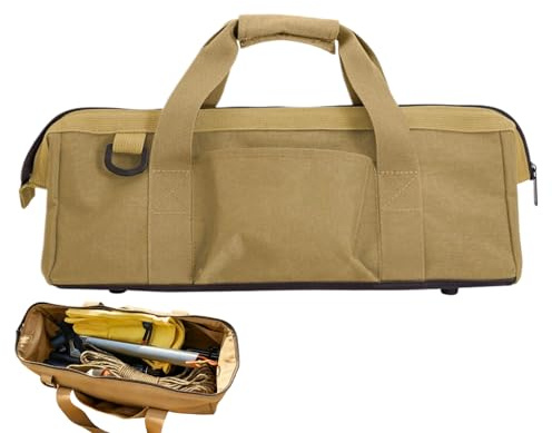 Wusideday Zeltzubehör Tasche | Großes Organizer Mit Fächern,Aufbewahrungstasche Für Zelt Heringe Mit Griff | Für Outdoor Aktivitäten Wie Wandern, Camping, Klettern Und Reisen