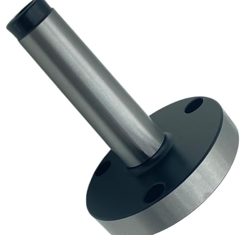 Adattatore flangiato for mandrino for tornio conico MT4-100 - Gambo da 100 mm for mandrino K11-100 e K12-100, acciaio ad alto contenuto di manganese durevole