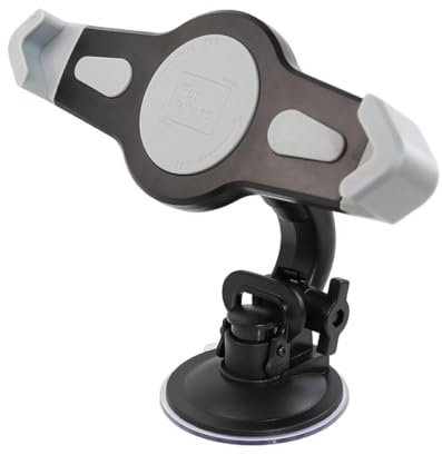 Zerodeko Soporte para Tableta Ventosa para Coche de 7 a 10,1 Pulgadas, Soporte de Navegador para Vehículo, Base Ajustable de Abs Negro, Compatible Tabletas para Uso en Automóvil