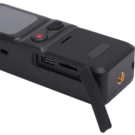 Sxhlseller Videocamera Portatile 4K, Stabilizzazione a 6 Assi WiFi Videocamera Grandangolare con Testa Rotante a 180 Gradi con Touchscreen da 1,69 Pollici, per di Viaggio e Registrazione di Azioni