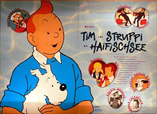Tim und Struppi - Hergé - Filmplakat 50x70 gefaltet (1)
