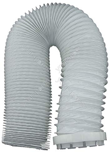 Ufixt Kit de manguera de ventilación y adaptador de repuesto para secadora | Tubo flexible de 2 metros | Conducto de escape de 4 pulgadas | Compatible con Hotpoint Indesit Creda