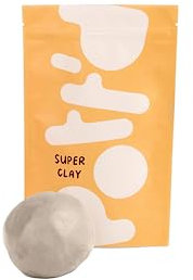 Pott'd™ - Zusatzpack mit lufttrocknendem Premium-Ton - zum Modellieren - Lufthärtende modelliermasse für Anfänger & Erwachsene - 1 kg