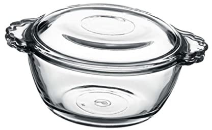 Anneome Bol à Œuf en Verre 275ml Résistant à Chaleur avec Couvercle