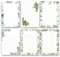 Primus Print 6 x Notizblöcke Schreibblöcke Blocks für Notizen in A6, to do Listen, Einkaufslisten im 6er Set, verschieden Motive/Designs (Grün)