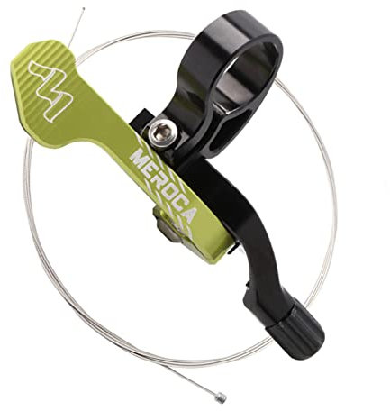 Smileshiney Palanca Remota Aleación de Aluminio Bicicleta Tija de Sillín Ajustable Bicicleta de Montaña Tija de Sillín Dropper Bicicletas Tija de Sillín Palanca Mando a