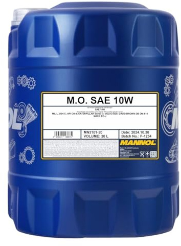MANNOL 3101 M.O. SAE 10W 20L