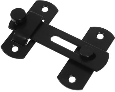 Gadpiparty Verrou De Porte Coulissante Loquet Robuste Pour Portail Installation Facile Serrure De Sécurité Pour Clôture Extérieure Et Portes