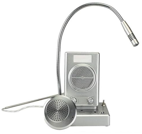 SXYKXYDL Haut-Parleur de comptoir de fenêtre - Haut-Parleur d'interphone de comptoir, système Vocal d'amplificateur d'interphone à Travers Le Verre, pour Banque, hôpital, Magasin, Restaurant