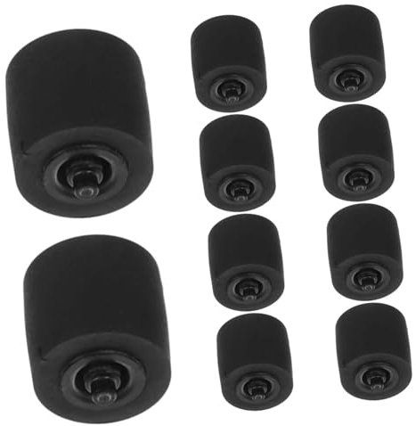 TOYANDONA 12pcs Cassette Recorder Pinch Rollers for Easy Installation and Replacement Compatible Radio Tape and Vcr Devices Versatile Repair Parts
