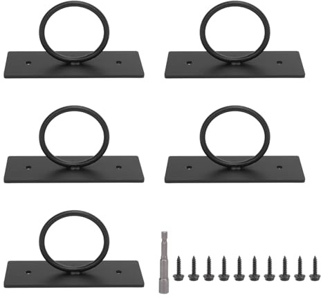 Supporti per Corde Decorativi in Acciaio Inossidabile 304 Ganci da Parete e Soffitto per Piante Sospese Recinzioni e Decorazioni Giardino Set di 5 con Viti Autofilettanti Soluzione Pratica e