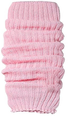 Stulpen für Damen und Mädchen, Langer Knöchelwärmer Beinwärmer Stulpen Legwarmers Gestrickte Strümpfe 80er Jahre Beinstulpen Kinder Frauen Tanz Party Modisch Warm Beinwärmer (A0a1-Rosa, One Size)