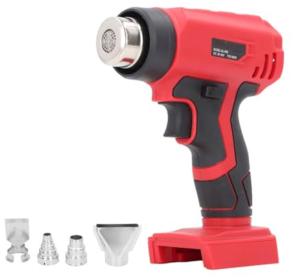 Respicefinem Pistola de Calor inalámbrica con 4 boquillas Pistola de Aire Caliente de Calentamiento rápido de 400 ℃ para eliminación de Pintura de Tubos retráctiles y proyectos de