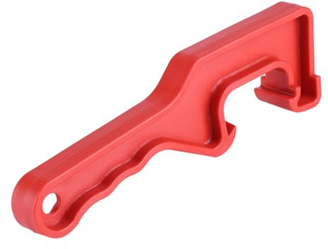 Jelquix Paint Can Lid Opener, Hook Shaped Easy Opening Tool for Home, Office, Garage, Red, White, Yellow (Red)
