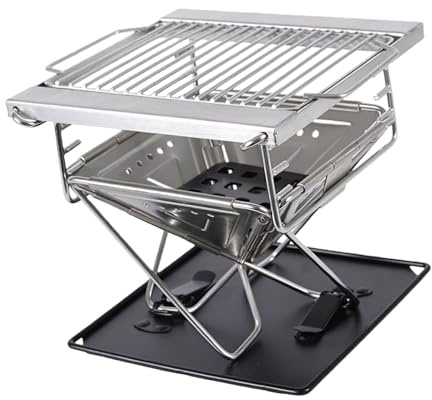 Kaeltsyn Portable Folding Outdoor Firewood Stove Small Design for Easy Camping Setups Efficient Burning and Wind Resistance Portable Wood Stove