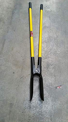 2 x Post Hole Digger with Steel Handle