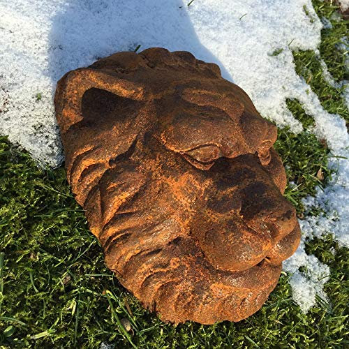 Antikas - Speier Löwe - Brunnenauslauf für Wandbrunnen, Wasserspeier Gartenbrunnen Ablauf