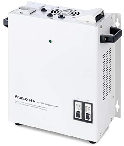 Bronson++ WTI 5000 Transformateur 110 Volts Convertisseur de Tension USA 5000 Watt - Entrée : 110 V ou 220 V | Sortie : 110 V et 220 V - 5000W