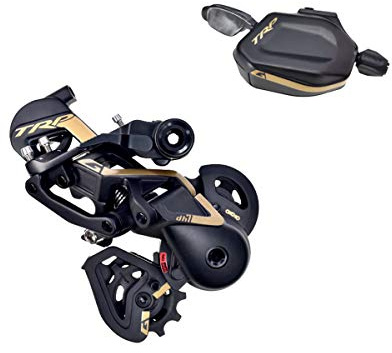 Accell Asia Unisex – Erwachsene TRP M-860 DH7 Schaltgruppe, Schwarz/Gold, 2400 x 2000mm