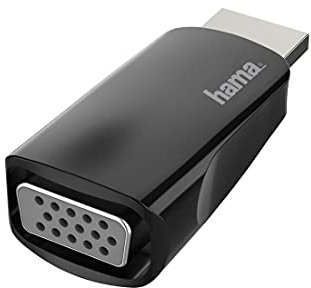Hama HDMI auf DVI Adapter Ultra HD 4K 60 Hz (HDMI Stecker, DVI Buchse 24+5, Adapter zum Anschluss von PC, Laptop, Computer mit HDMI an Monitor, TV oder Beamer mit DVI oder umgekehrt, Konverter)