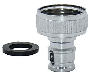 Lueao Bachangz-Manguera de latón 1/23/4 1Hilo de latón Conector rápido del jardín Adaptador de riego de riego de riego de riego Accesorios de Manguera de Cobre 1 PCS, Tubería de riego de jardín