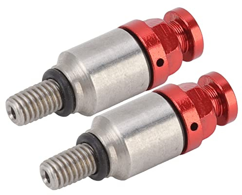 Motorrad Gabel Entlüfter Druckentlastung, 2 Stück M5x0.8 Aluminiumlegierung Gabel Entlüfter Druckentlastungsventil Ersatz für CRF150R CR125R CR250R CRF250R (Rot)