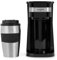 Salter Ein-Tassen-Kaffeemaschine – Filterkaffeemaschine, Waschbarer & wiederverwendbarer Filter, inklusive 420ml Edelstahl-Reisebecher. Brüht Kaffee in 3-4 Min., geeignet für gemahlenen Kaffee/Pads