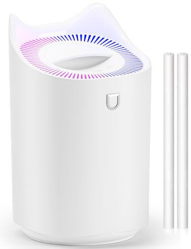 Glostravier Humidifier for Bedroom, 3L Humidifier with RGB Night Light, Air Humidifiers for Home, Baby, Plant, 3 Mist Modes, 2 Nozzles, Auto Shut Off, Lasts Up to 20 Hours