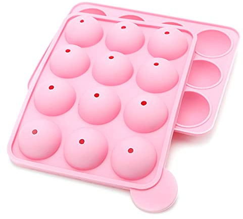 Fyearfly Moule à sucettes en silicone rond pour bonbons, desserts, ustensiles de cuisine