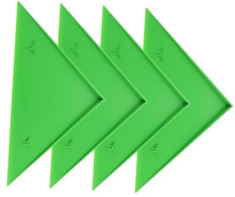 Zerodeko Eckabdeckungen Breiter Schutz 4 Stück für Tischfußballtische aus Kunststoff Multifunktionales Design und für Zuhause und Party