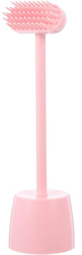 Lustige Kratzbürste für Haustiere, Massagebürste 1 Stück Abs Rosa