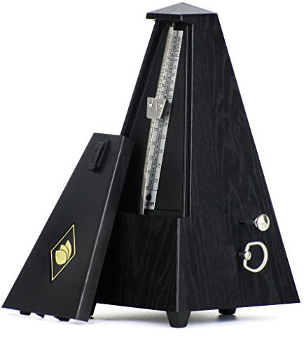 FLEOR Mechanisches Metronom im Pyramiden-Stil, ideal für Klavier, Keyboards, Gitarre, Violine, Trommel, Musikinstrumente